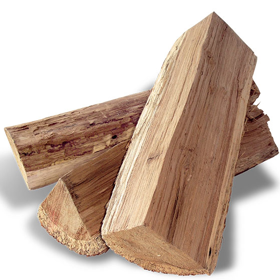 Bûches de bois sec 25 cm - Bois de chauffage chêne sec palette