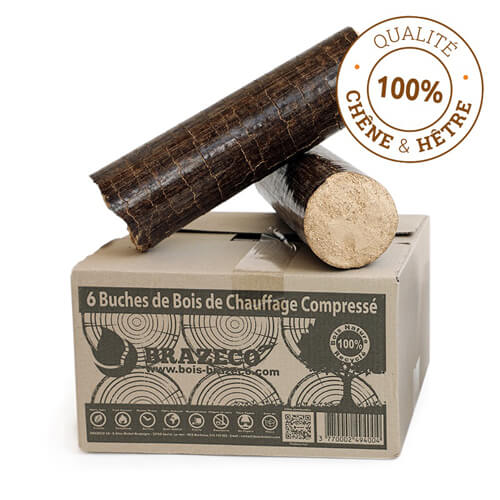 Bûches de bois densifiées – SOLER