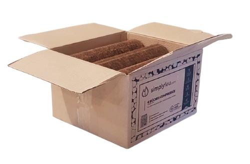 Carton buche compressées