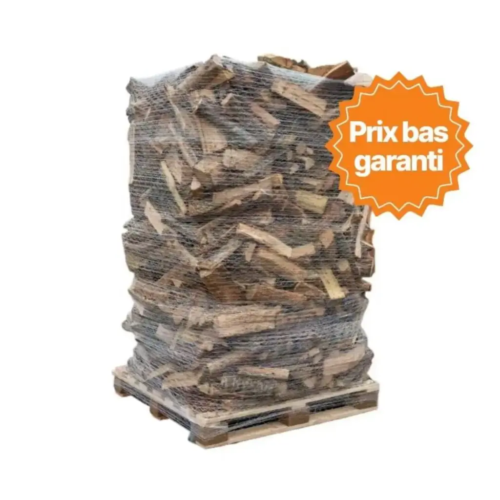 Bois de chauffage – 25 cm – ballot sur palette 2 stères 1,5m³