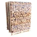 Bois de chauffage – 25 cm – bois rangé sur palette 2,5 stères - 1,5 m³ – Extra Sec