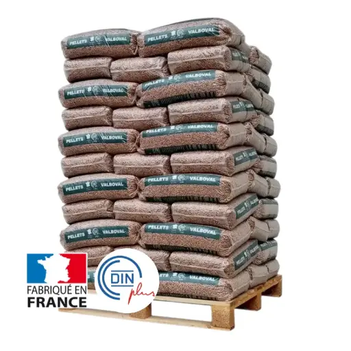 [BRAZ-PEL65] Granulés de bois Premium - Palette de 65 sacs